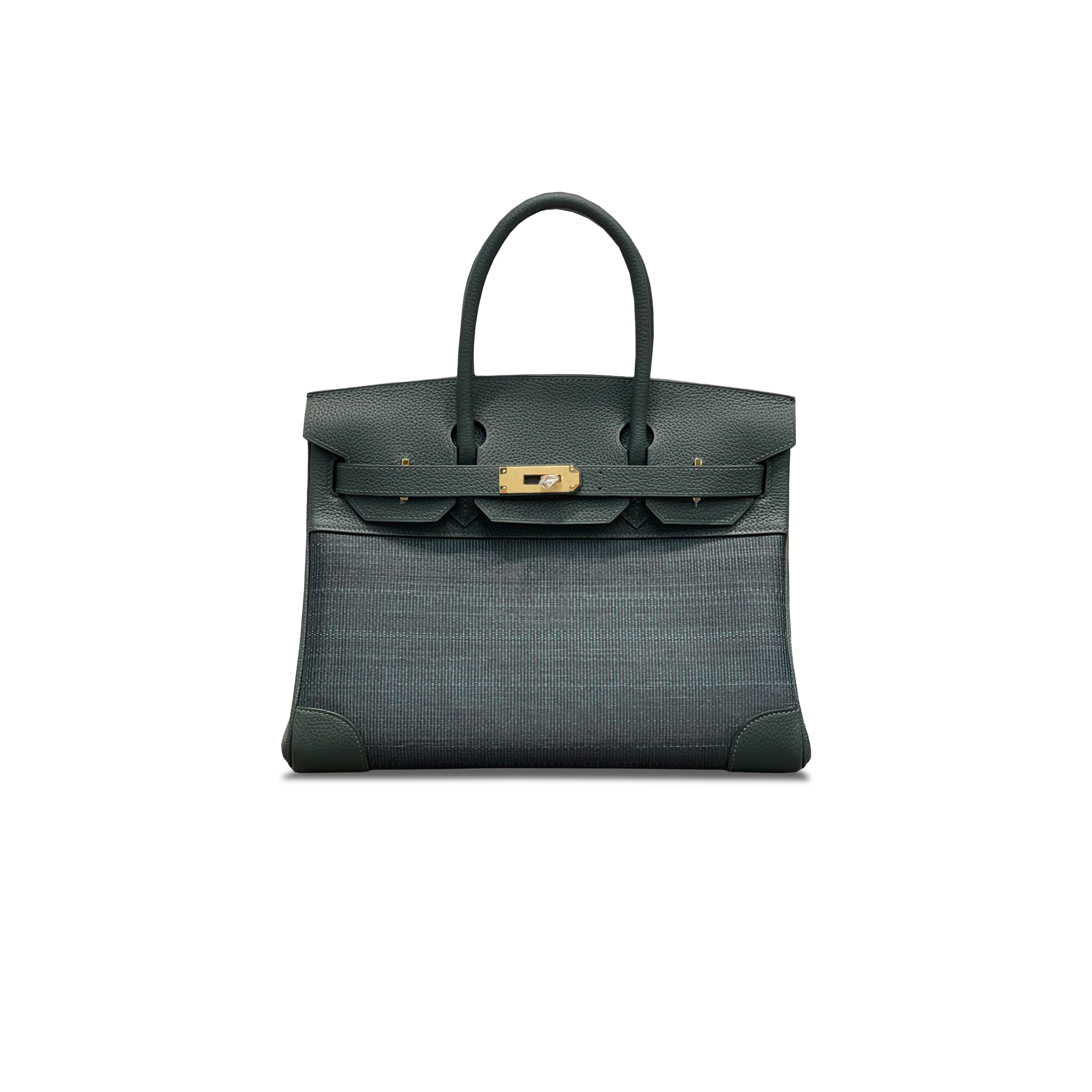 H**mes master birkin 30 togo and horsehair gold buckle h082936ck02 (30*22*15cm)